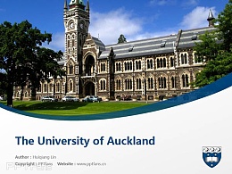 The University of Auckland powerpoint template download | 奥克兰大学PPT模板下载