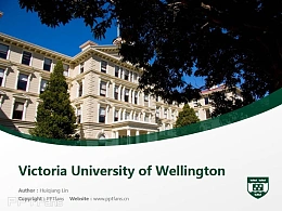 Victoria University of Wellington powerpoint template download | 惠灵顿维多利亚大学PPT模板下载