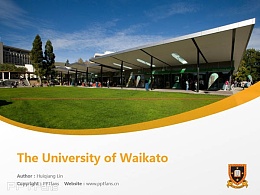 The University of Waikato powerpoint template download | 怀卡托大学PPT模板下载