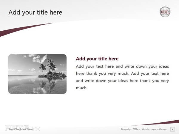The English and Foreign Languages University powerpoint template download | 印度中央外國語大學PPT模板下載_幻燈片預覽圖4
