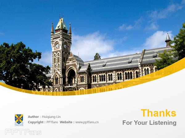 University of Otago powerpoint template download | 奧塔哥大學PPT模板下載_幻燈片預覽圖18