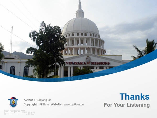 Vinayaka Missions University powerpoint template download | 維納雅卡大學PPT模板下載_幻燈片預覽圖18