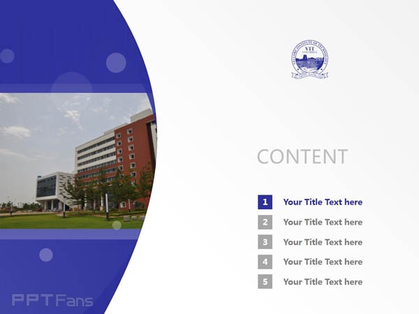 Vellore Institute of Technology powerpoint template download | 韋洛爾科技大學(xué)PPT模板下載_幻燈片預(yù)覽圖2