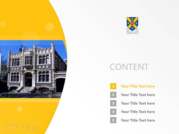 University of Otago powerpoint template download | 奧塔哥大學PPT模板下載_幻燈片預覽圖2