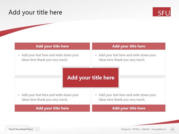 Simon Fraser University powerpoint template download | 西蒙弗雷澤大學(xué)PPT模板下載_幻燈片預(yù)覽圖16