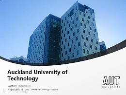 Auckland University of Technology powerpoint template download | 奥克兰理工大学PPT模板下载