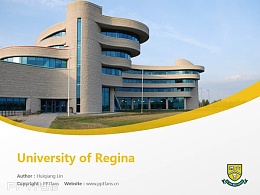 University of Regina powerpoint template download | 里贾纳大学PPT模板下载