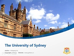 The University of Sydney powerpoint template download | 悉尼大學PPT模板下載