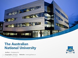 The Australian National University powerpoint template download | 澳大利亚国立大学PPT模板下载