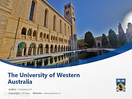 The University of Western Australia powerpoint template download | 西澳大学PPT模板下载