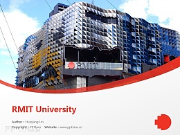 RMIT University powerpoint template download | 皇家墨尔本理工大学PPT模板下载