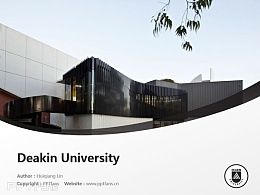 Deakin University powerpoint template download | 迪肯大学PPT模板下载