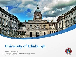 University of Edinburgh powerpoint template download | 爱丁堡大学PPT模板下载