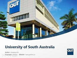 Queensland University of Technology powerpoint template download | 昆士兰理工大学PPT模板下载