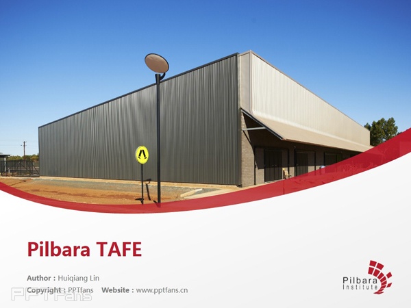 Pilbara TAFE powerpoint template download | 皮爾布拉學院PPT模板下載_幻燈片預覽圖1