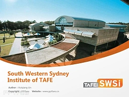 South Western Sydney Institute of TAFE powerpoint template download | 西南悉尼技术与继续教育学院PPT模板下载