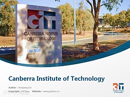 Canberra Institute of Technology powerpoint template download | 堪培拉理工学院PPT模板下载