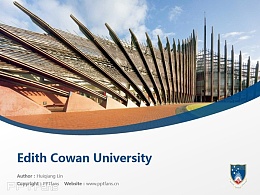 Edith Cowan University powerpoint template download | 埃迪斯科文大学PPT模板下载