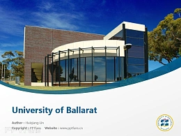 University of Ballarat powerpoint template download | 澳大利亚联邦大学PPT模板下载