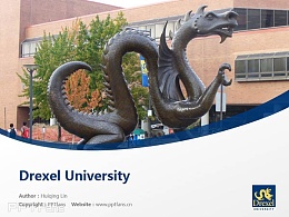 Drexel University powerpoint template download | 德雷塞尔大学PPT模板下载