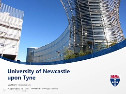 University of Newcastle upon Tyne powerpoint template download | 纽卡斯尔大学PPT模板下载