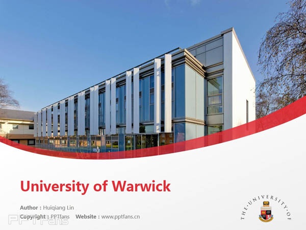 university of warwick presentation template