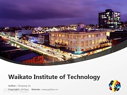 Waikato Institute of Technology powerpoint template download | 怀卡托理工学院PPT模板下载