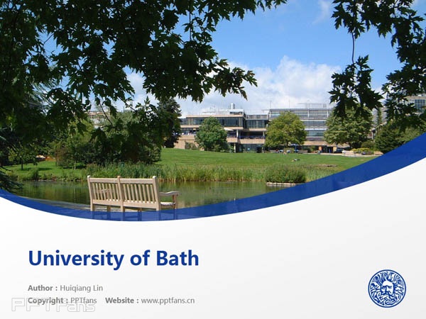 University of Bath powerpoint template download | 巴斯大學PPT模板下載_幻燈片預覽圖1
