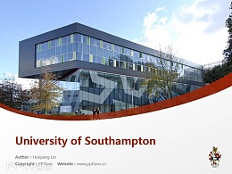University of Southampton powerpoint template download | 南安普顿大学PPT模板下载