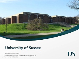 University of Sussex powerpoint template download | 萨塞克斯大学PPT模板下载