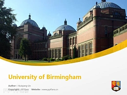 University of Birmingham powerpoint template download | 伯明翰大学PPT模板下载