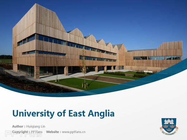 University of East Anglia powerpoint template download | 東英吉利亞大學PPT模板下載_幻燈片預覽圖1