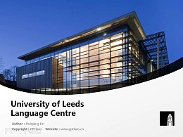 University of Leeds Language Centre powerpoint template download | 利兹大学语言中心PPT模板下载