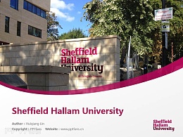 Sheffield Hallam University powerpoint template download | 謝菲爾德哈勒姆大學PPT模板下載