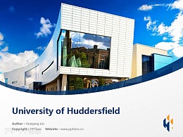 University of Huddersfield powerpoint template download | 哈德斯菲尔德大学PPT模板下载