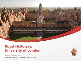 Royal Holloway, University of London powerpoint template download | 伦敦大学皇家霍洛威学院PPT模板下载