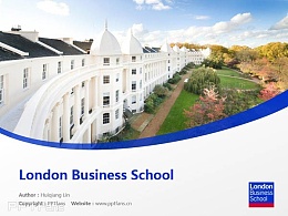London Business School powerpoint template download | 伦敦商学院PPT模板下载