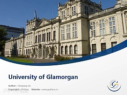 University of Glamorgan powerpoint template download | 南威爾士大學PPT模板下載