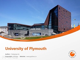 University of Plymouth powerpoint template download | 普利茅斯大學PPT模板下載