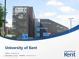 University of Kent powerpoint template download | 肯特大学PPT模板下载