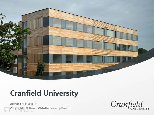 Cranfield University powerpoint template download | 克兰菲尔德大学PPT模板下载_幻灯片预览图1