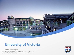 University of Victoria powerpoint template download | 维多利亚大学PPT模板下载