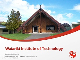 Waiariki Institute of Technology powerpoint template download | 怀阿里奇理工学院PPT模板下载