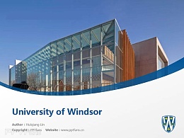 University of Windsor powerpoint template download | 温莎大学PPT模板下载