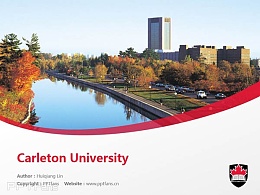 Carleton University powerpoint template download | 卡尔顿大学PPT模板下载