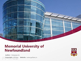 Memorial University of Newfoundland powerpoint template download | 纽芬兰纪念大学PPT模板下载