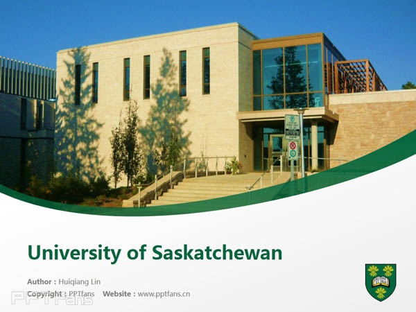 University of Saskatchewan powerpoint template download | 萨省大学PPT模板下载_幻灯片预览图1