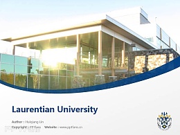 Laurentian University powerpoint template download | 勞倫森大學PPT模板下載