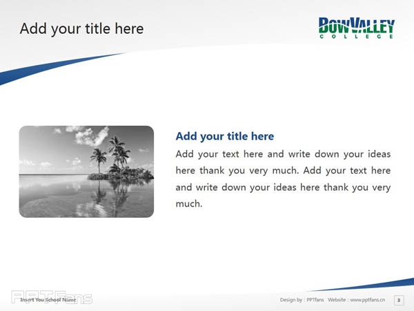 Bow Valley College powerpoint template download | 博瓦立學院PPT模板下載_幻燈片預覽圖4