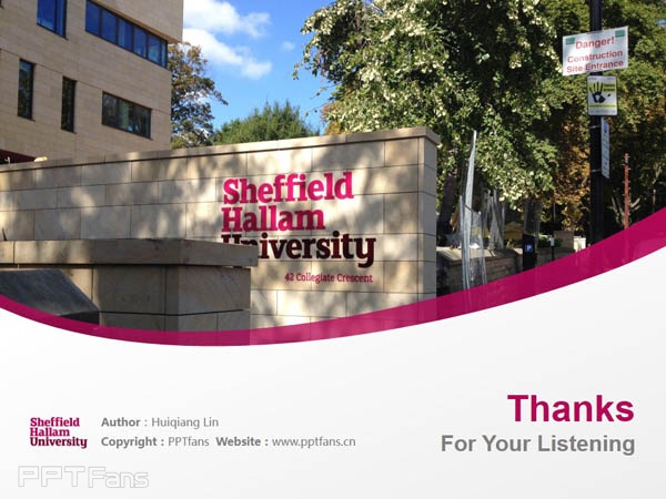 Sheffield Hallam University powerpoint template download | 谢菲尔德哈勒姆大学PPT模板下载_幻灯片预览图18
